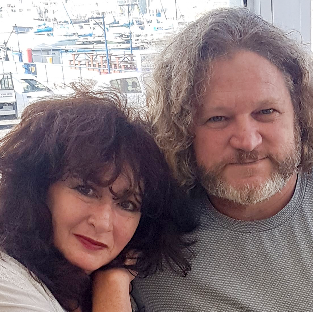 The hosts of Versed in Leather